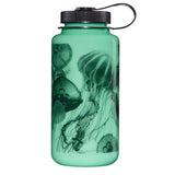 Nalgene Sustain Wide Mouth Bottle - GLO WYLD - Black Jelly Fish - 1 Litre