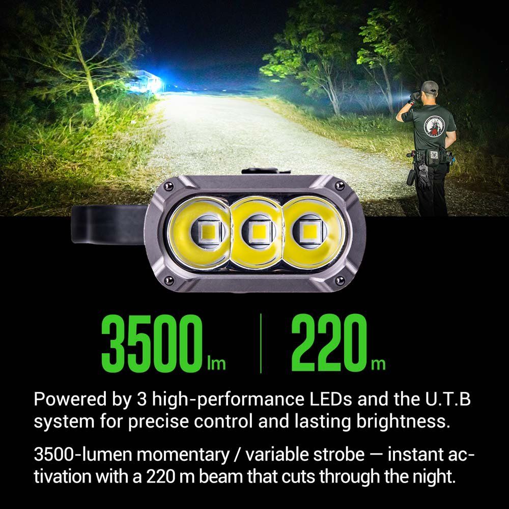 Nextorch TA70 Ultra-Slim Tactical EDC Flashlight 3500 Lumens