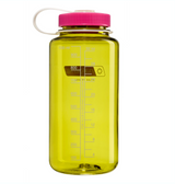 Nalgene 32oz / 1L Tritan Sustain Wide Mouth Bottle Endive - Fuchsia Purple Cap