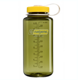 Nalgene 32oz / 1L Tritan Sustain Wide Mouth Bottle Oil Green - Freesia Cap