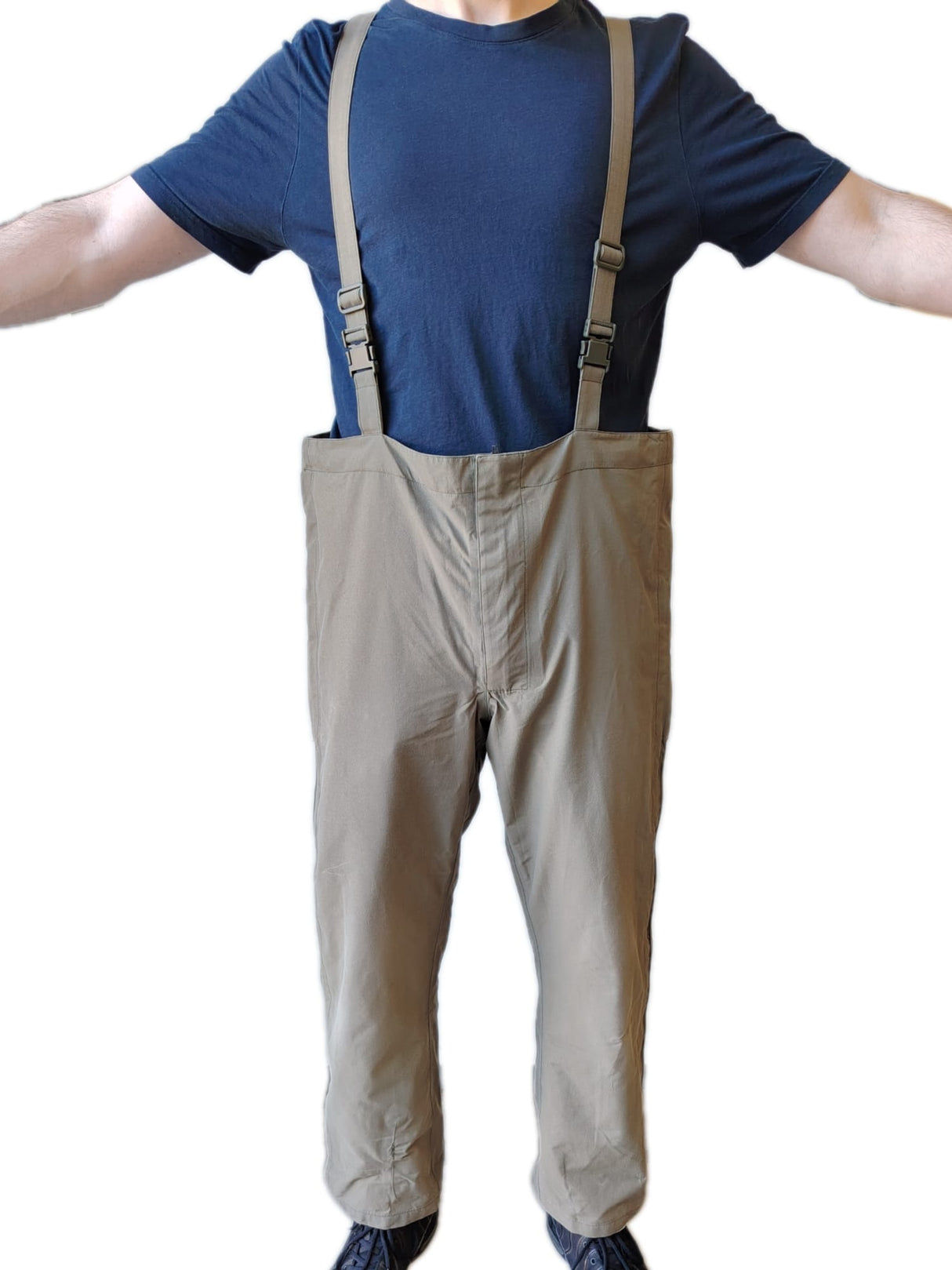 Austrian Military Tan Gore-Tex Bib &amp; Brace Trousers