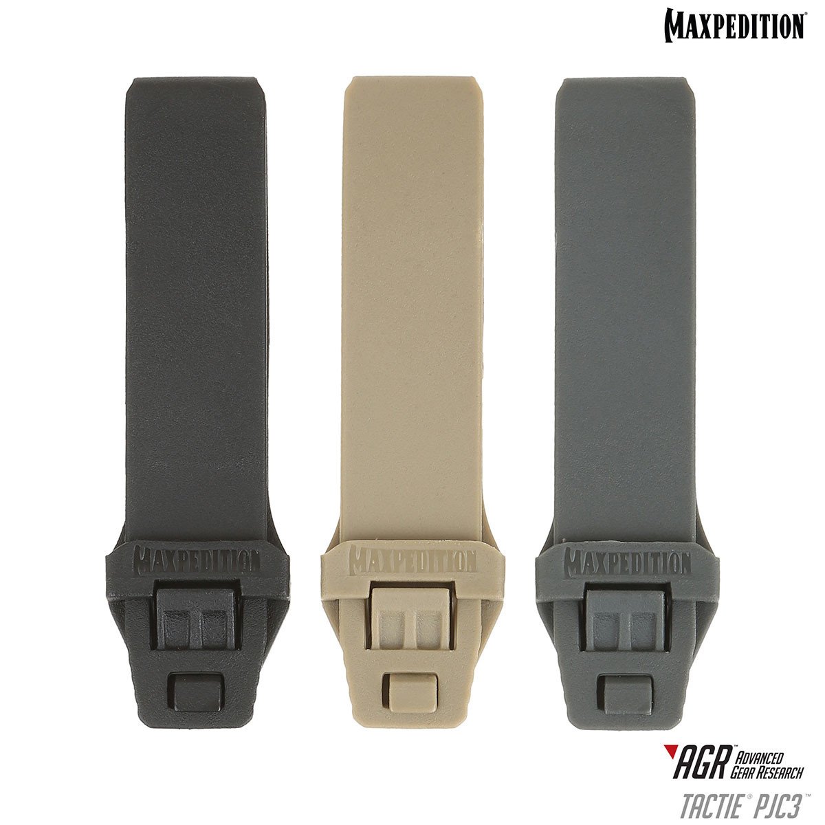 Maxpedition TacTie PJC3 Grey Pack of 6