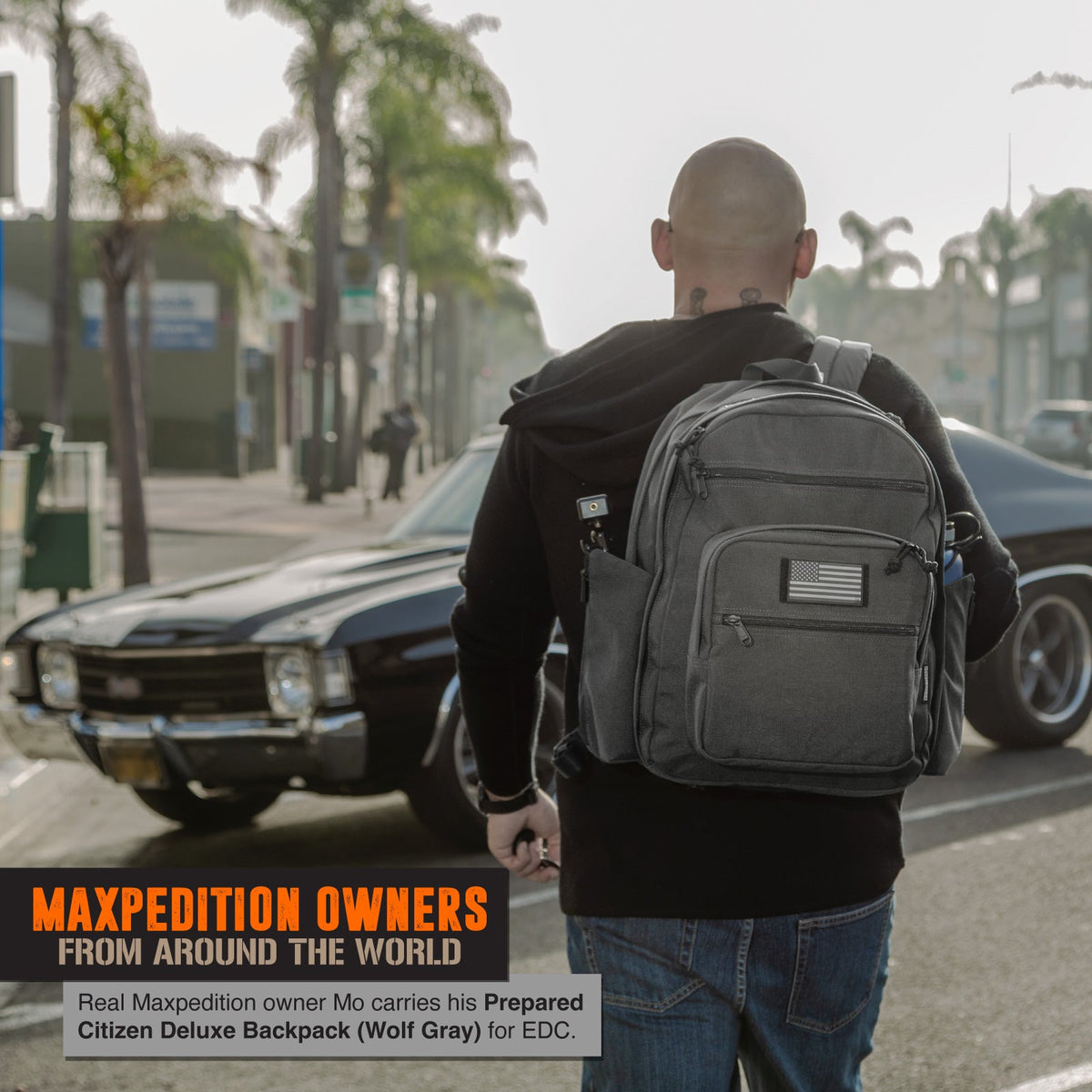 Maxpedition Prepared Citizen Deluxe Wolf Grey Backpack 32L