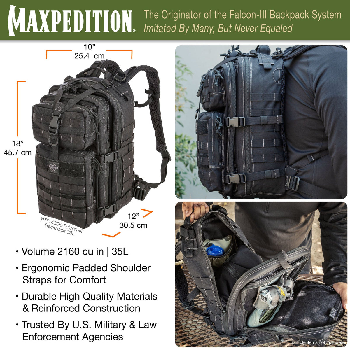 Maxpedition Falcon-III Foliage Green Backpack