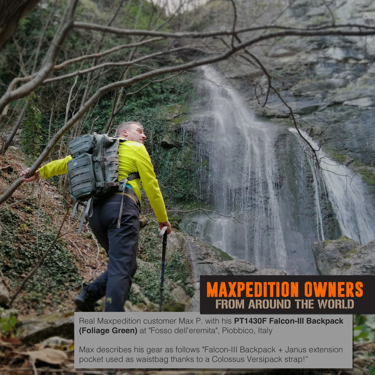 Maxpedition Falcon-III Khaki Backpack