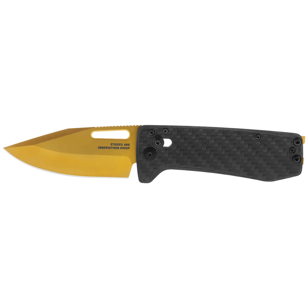 SOG Ultra XR Carbon Gold Folding Knife