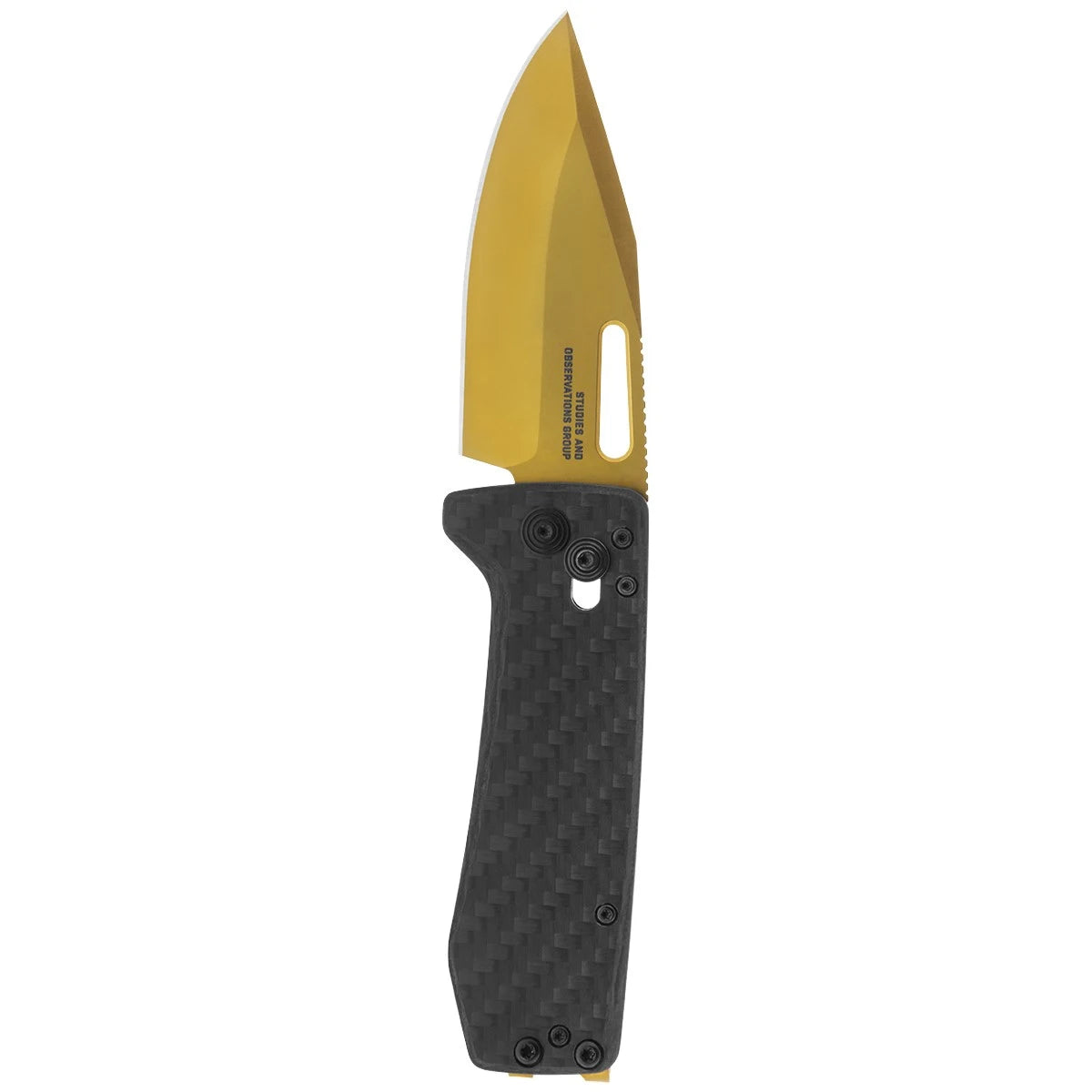 SOG Ultra XR Carbon Gold Folding Knife