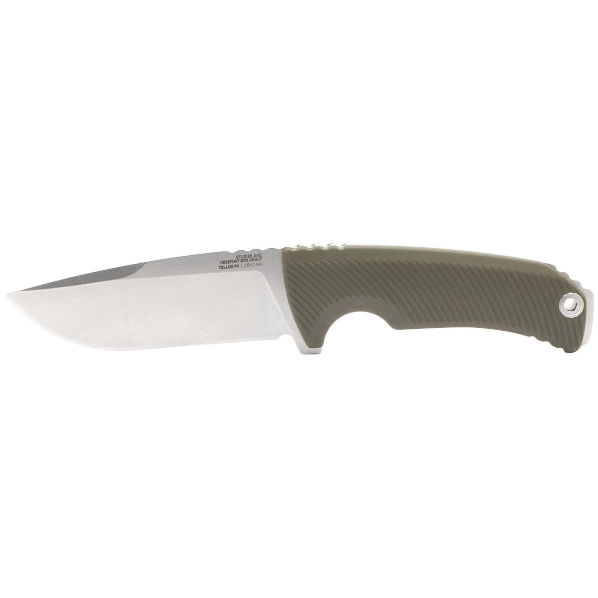 SOG Tellus Fx Od Green Fixed Blade Bushcraft Knife