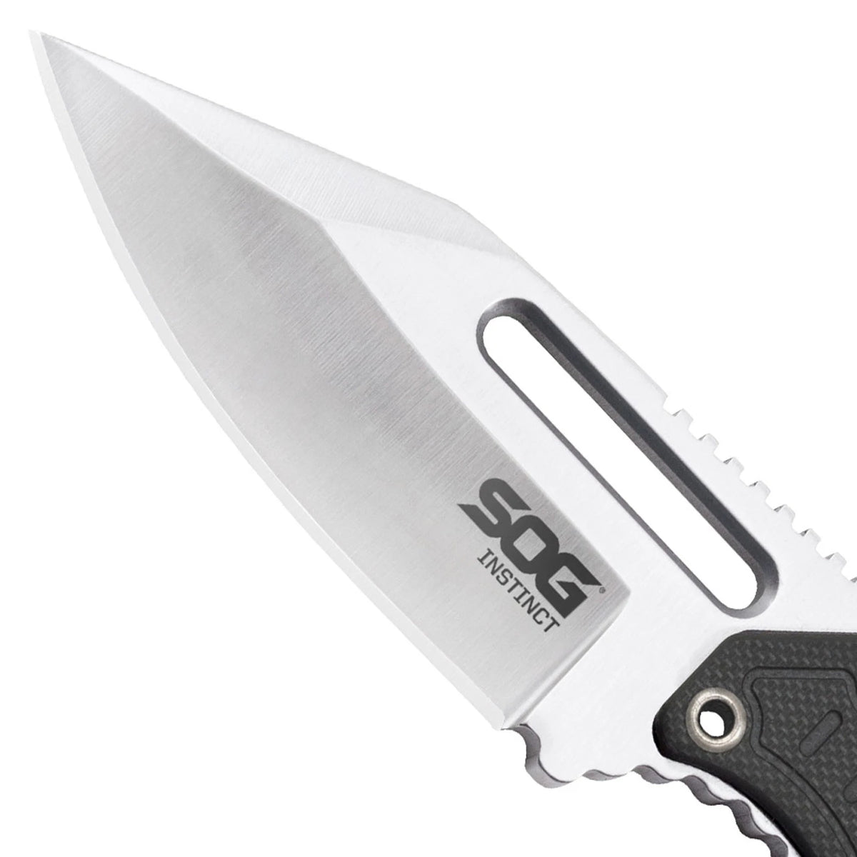 SOG Instinct Satin G10 Fixed Blade