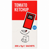 Tomato Ketchup Sachets 9g x 200 - Bulk Food Ration Storage