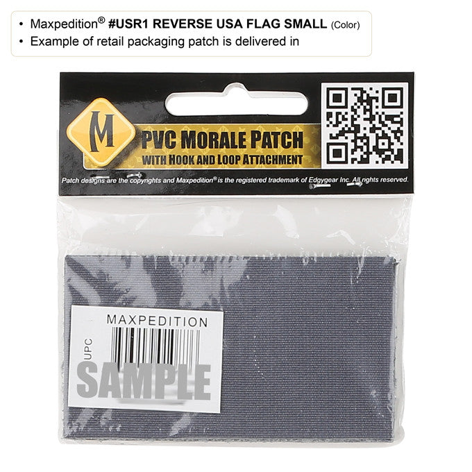 Maxpedition Reverse USA Flag Arid Patch Small