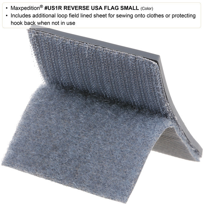 Maxpedition Reverse USA Flag Swat Patch Small