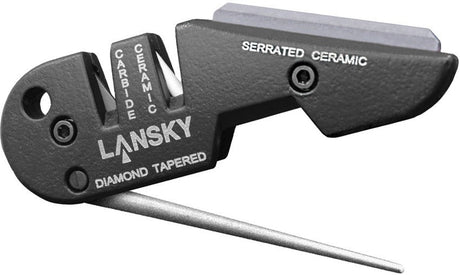 Lansky UTR7 Responder/Blademedic Sharpener Combo Folding Knife & Sharpener