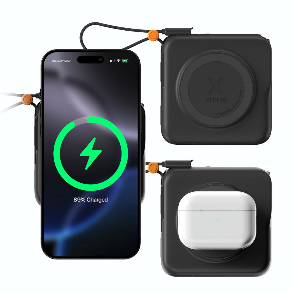 Xtorm TravelPro 30W 3in1 Travel Charger 10.000 - Charcoal Black