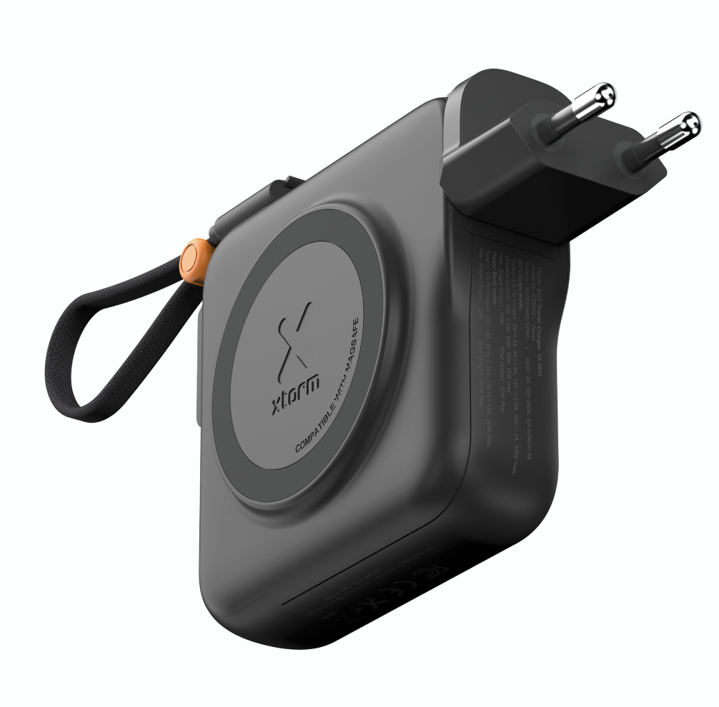 Xtorm TravelPro 30W 3in1 Travel Charger 10.000 - Charcoal Black