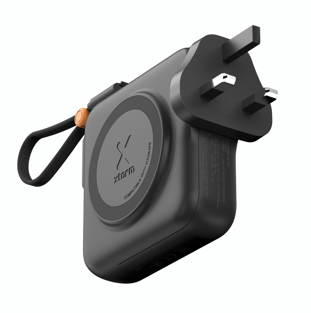 Xtorm TravelPro 30W 3in1 Travel Charger 10.000 - Charcoal Black