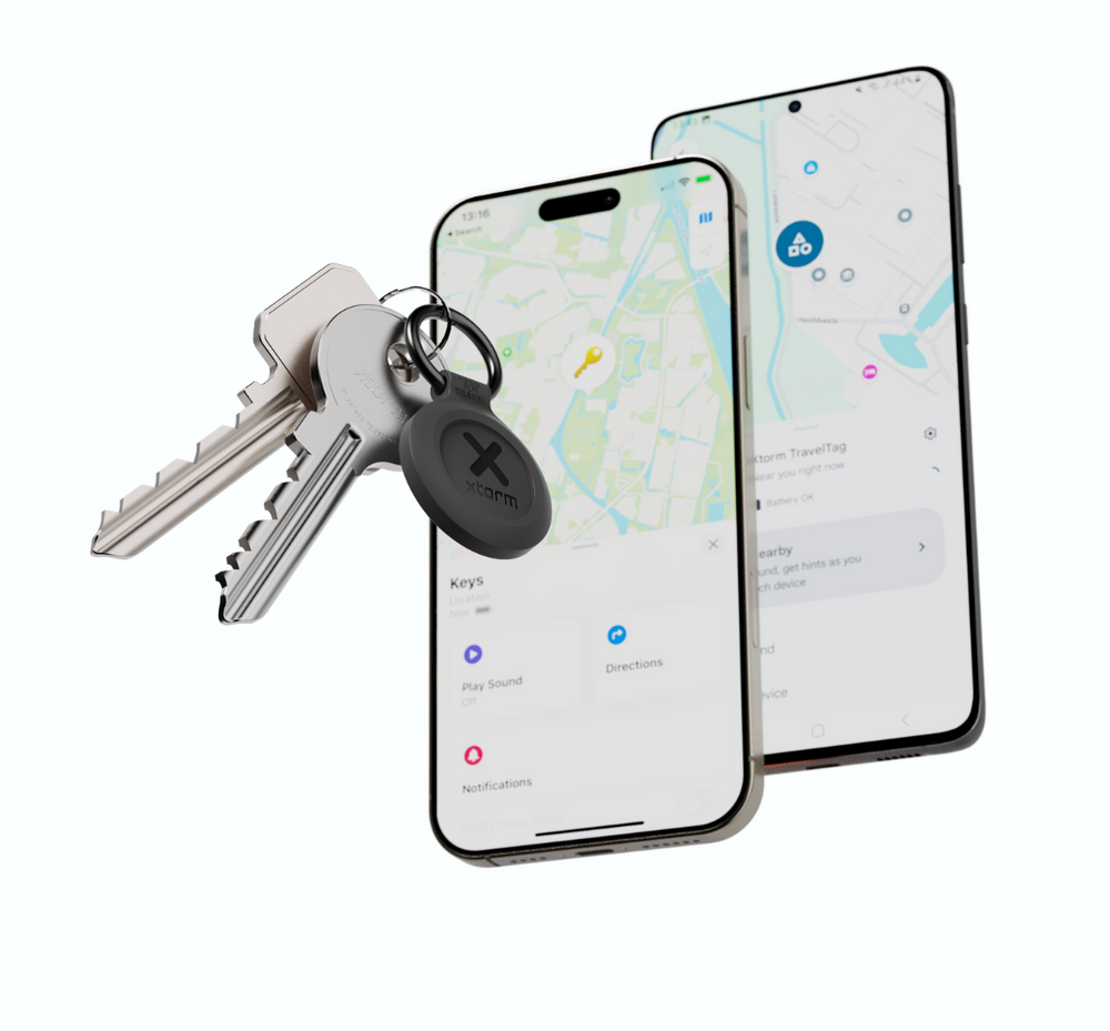 Xtorm Xtorm Travel Tag - 3 Pack - Charcoal Black (iOS & Android)