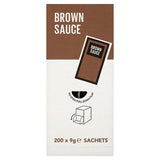 Brown Sauce Sachets 9g x 200 - Bulk Food Ration Storage