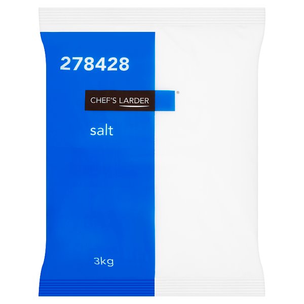 3kg Chef's Larder Salt - Bulk Food Ration Storage