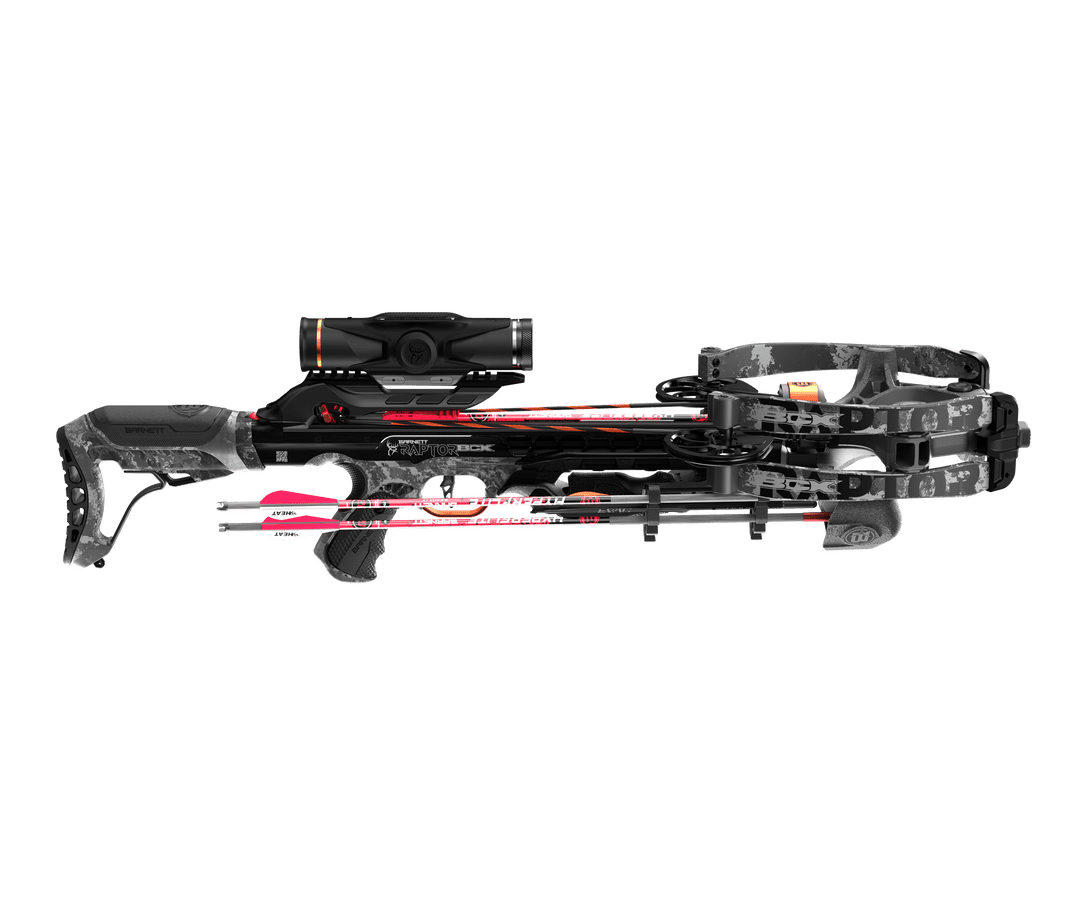 Barnett Hyper Raptor BCX Compound Crossbow Kit with BuckOps Cycloptic Primetime Scope
