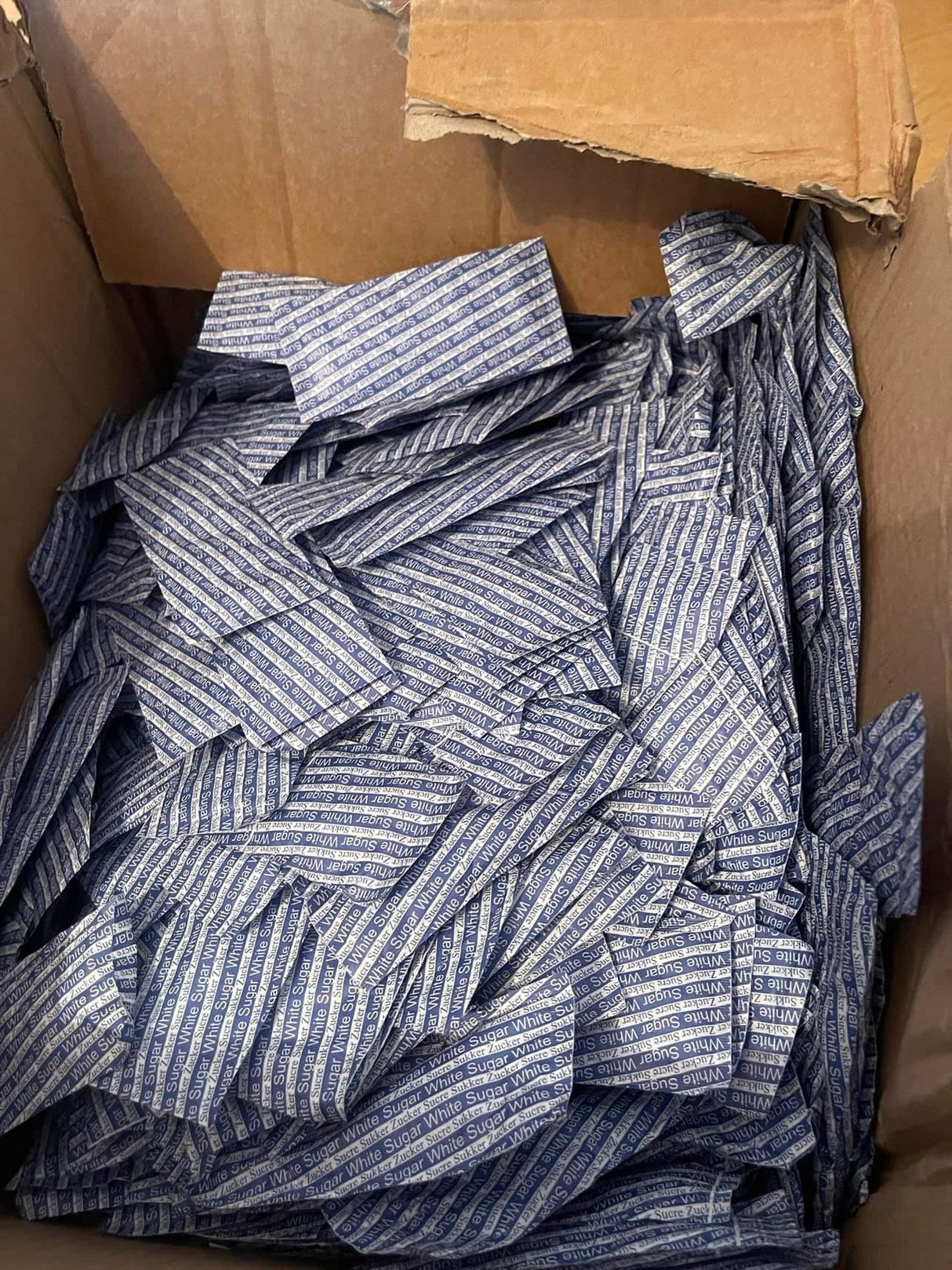 Bulk Buy - British Military Rations White Sugar 5KG - 500 Sachets