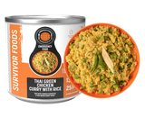 Expedition Foods Freeze Dried Meal Tin Thai Green Chicken Curry With Rice - 13 Servings