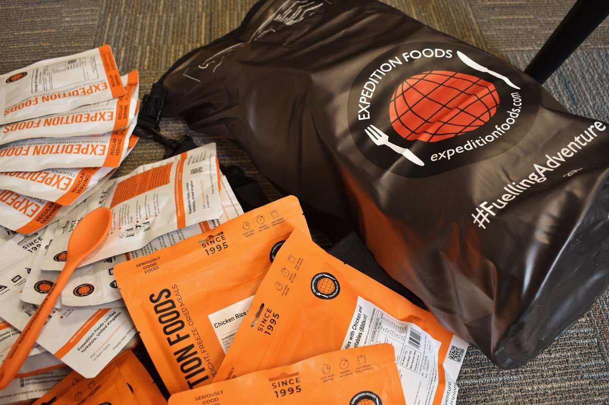 Expedition Foods Freeze Dried Meals Waterproof Meal Bag - 7 Days