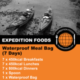 Expedition Foods Freeze Dried Meals Waterproof Meal Bag - 7 Days