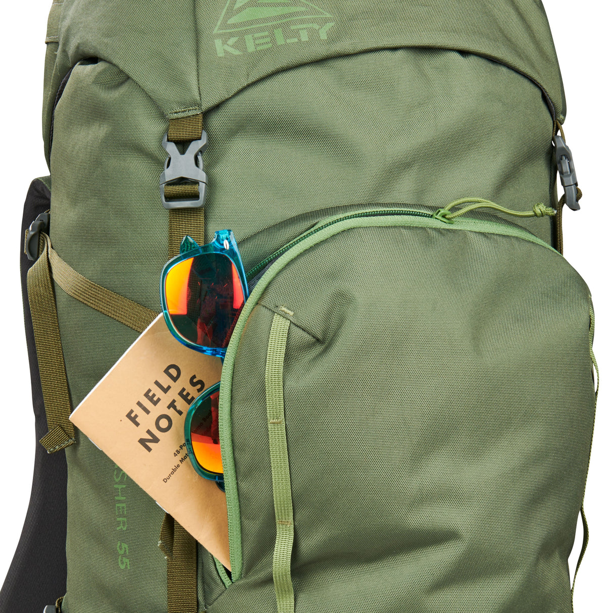 Kelty Asher 55L Backpack Bag - Winter Moss
