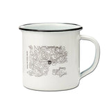 Helle Map Enamel Mug