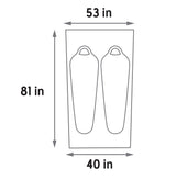 Kelty Grand Mesa 2 Man Tent Footprint