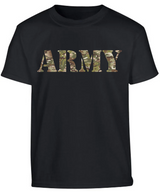 Kombat UK Kids BTP Army T-shirt - Black