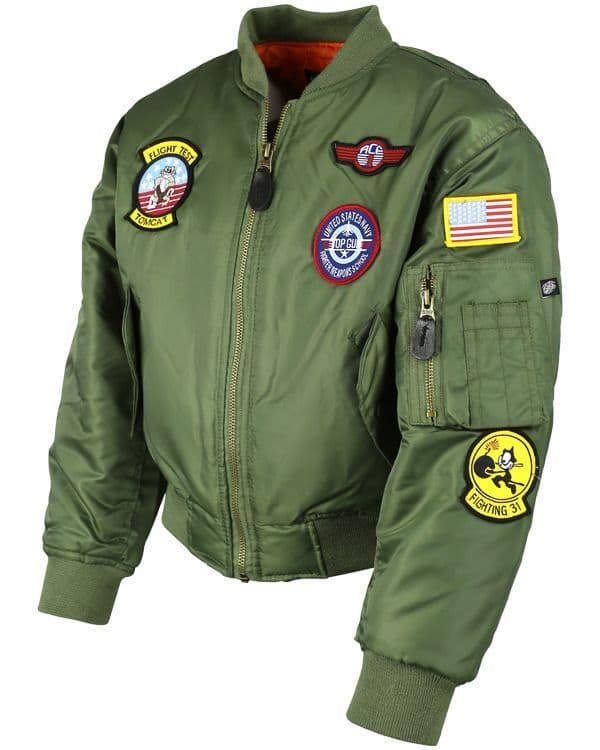 Kombat UK MA1  US Bomber Flight Jacket - Kids