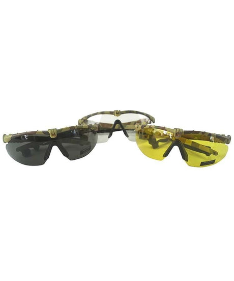 Kombat UK Ranger Camouflage Glasses with Clear Lenses