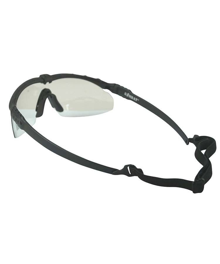Kombat UK Ranger Tactical Glasses with Clear Lenses - Black Frame