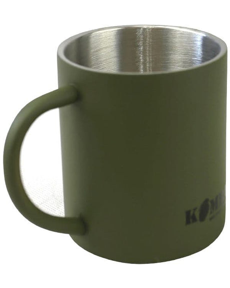 Kombat UK Stainless Steel Mug 330ml - Olive Green