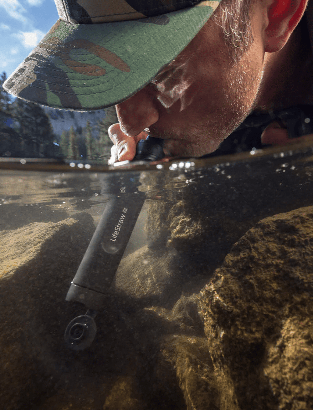 LifeStraw Peak Series Personal Water Filter Straw - Dark Grey