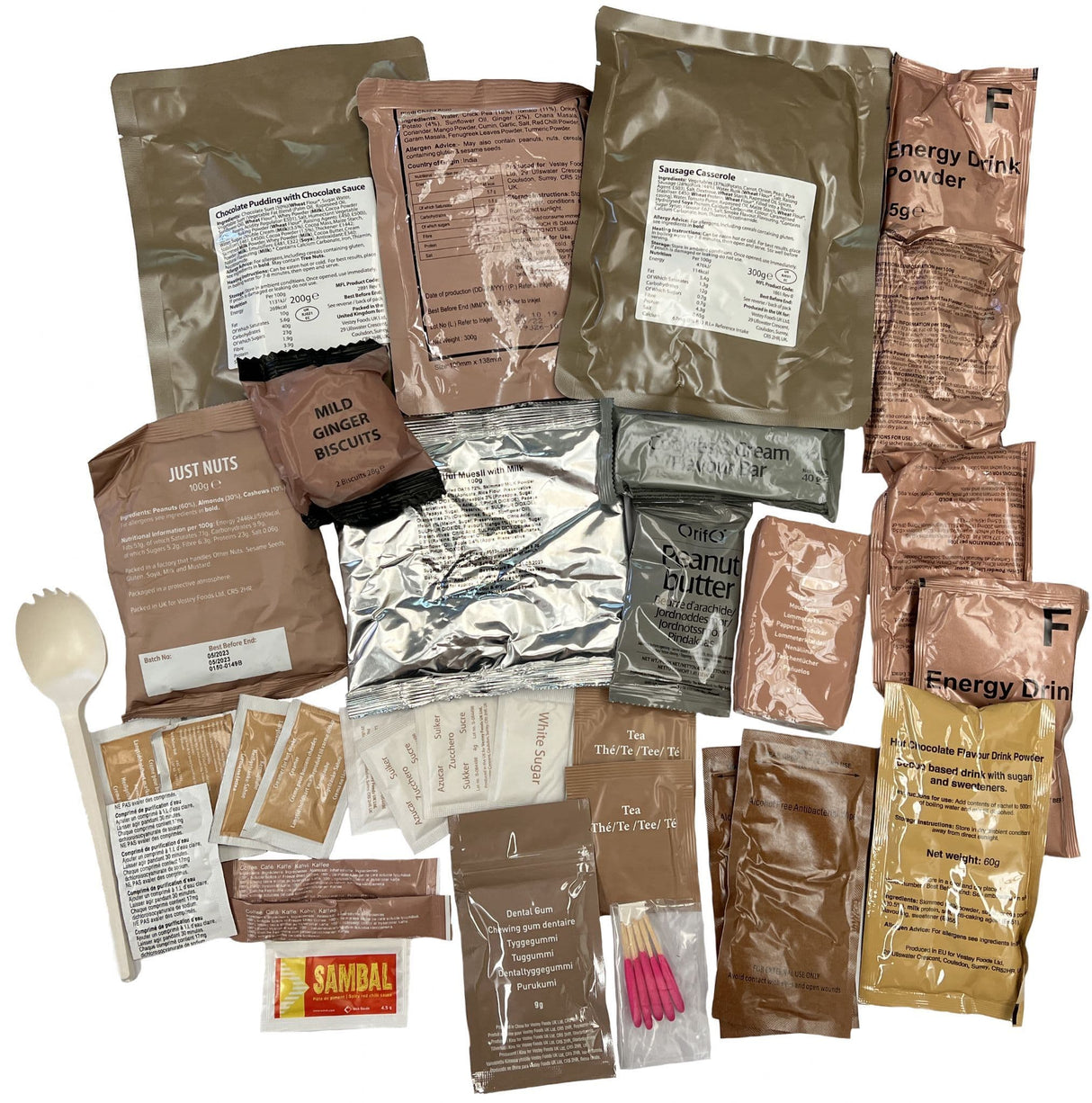 Military Style Emergency 24hr Ration Pack