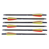Man Kung 16 Inch Aluminium Crossbow Bolts black - 6-pack (Ø9mm)
