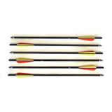 Man Kung 20 Inch Aluminium Crossbow Bolts black - 6-pack (Ø9mm)