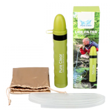Pure Clear Life Filter Survival Straw - Green