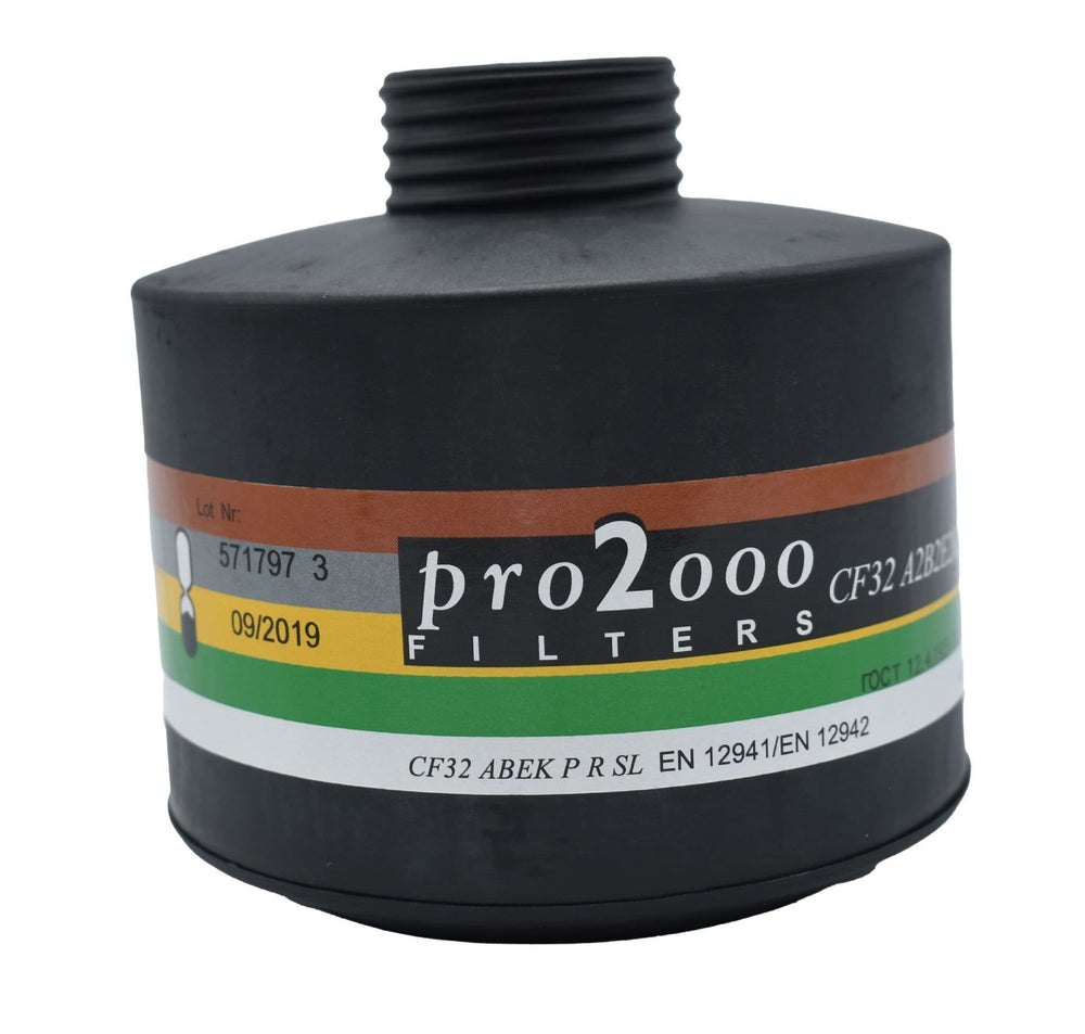 Scott Pro Military 2000 CF32 A2B2E2K2-P3 Sealed 40mm Gas Mask Filter - BRAND NEW