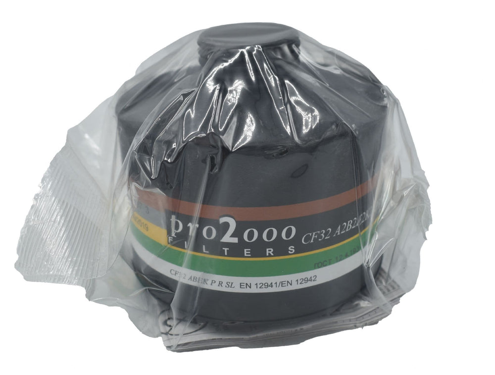 Scott Pro Military 2000 CF32 A2B2E2K2-P3 Sealed 40mm Gas Mask Filter - BRAND NEW