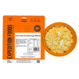 Expedition Foods Freeze Dried Meal Pouch - Three Cheese Scrambled Egg - Various Sizes